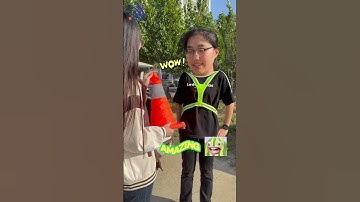 Portable road cones, warning lights, ensure road safety