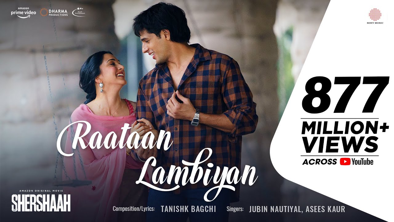 Raataan Lambiyan  Official Video  Shershaah  Sidharth  Kiara  Tanishk B Jubin Nautiyal  Asees