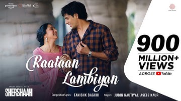 Raataan Lambiyan – Official Video | Shershaah | Sidharth – Kiara | Tanishk B| Jubin Nautiyal  |Asees