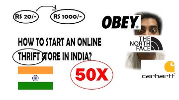 How To Start a Thrift Store Online in India? A Beginner