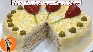 Pastel frío de Atún con Pan de Molde | Receta de Cocina en Familia