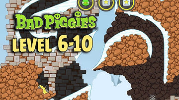 Bad Piggies The Road To El Porkado Level 6-10 Walkthrough 3 Star