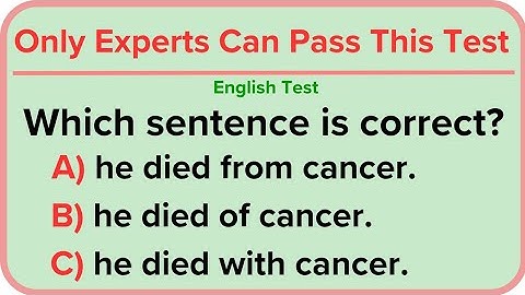Mixed Grammar Test 🌟  E 4 English 🌟 Test Your English Skills
