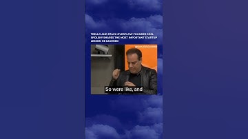 Trello and Stack Overflow founder Joel Spolsky shares the most important startup lesson he learned