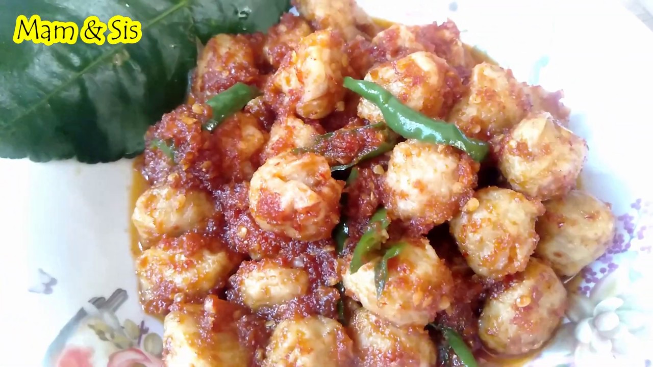 Resep Sambal Pentol Bakso Mercon Pedes & Nagih BGT! #BaksoMercon #DirumahAja - YouTube