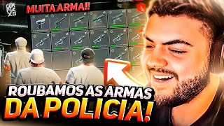 ROUBAMOS TODAS AS ARMAS DA POLÍCIA no GTA RP!