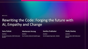 AWS re:Invent 2025 - Rewriting the Code: Forging the future with AI, Empathy and Change (WOC101)