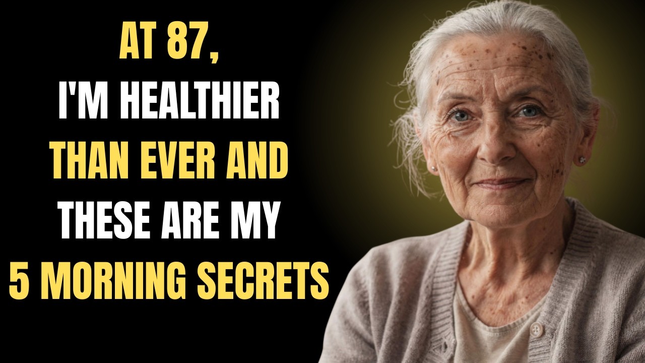 I'm 87 and Live Alone - These 5 Morning Habits Keep Me Healthier Than People Half My Age!