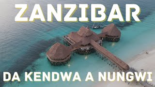 ZANZIBAR (dalla spiaggia di KENDWA a NUNGWI) - TANZANIA, Oceano Indiano, drone 4k
