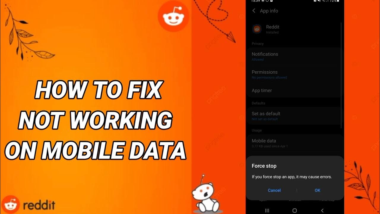 How To Fix Not Working On Mobile Data On Reddit YouTube