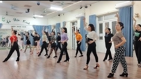 Tập kỹ thuật các bước Sway chacha - Tập luyện cha cha cha solo Vũ Điệu Xanh