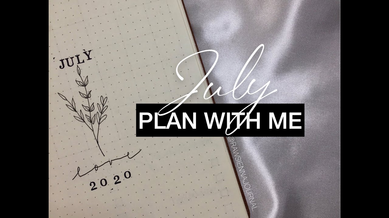 July 2020 Bullet Journal | Minimalist BUJO Setup