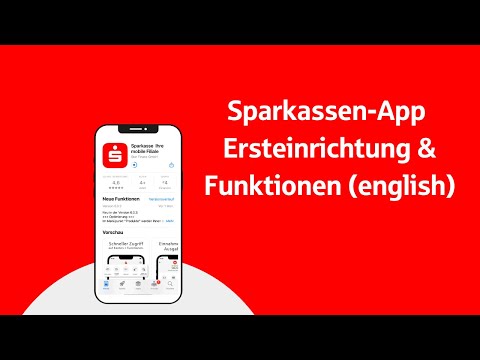 English: Sparkasse app Initial setup and options (Sparkassen-App Einrichtungen & Funktionen)
