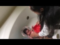 How to give skinny Asian Baby girl bath