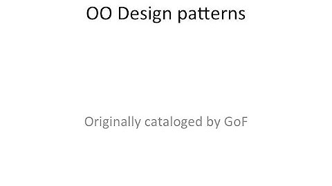 Design Patterns Introduction