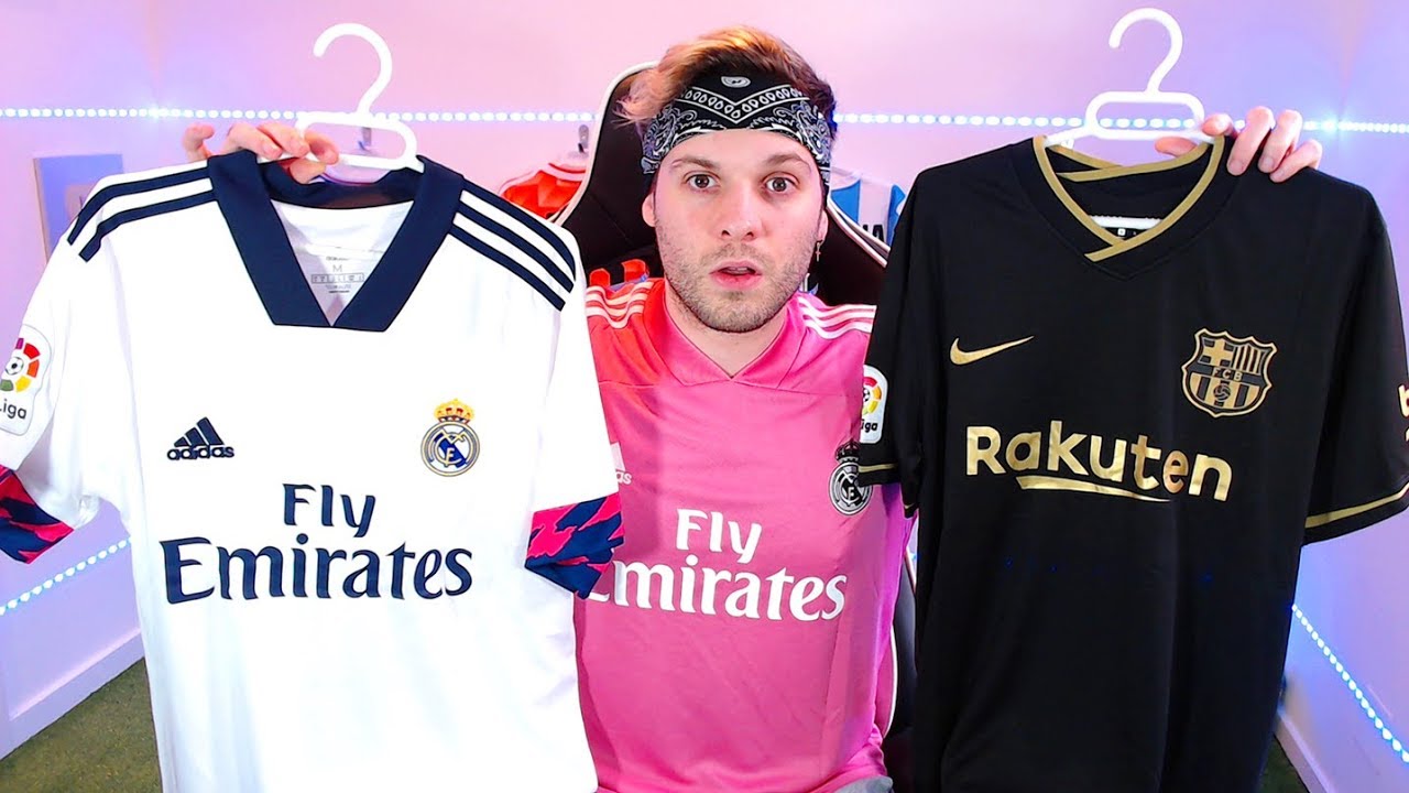 TENGO las NUEVAS CAMISETAS 2020/21 REAL MADRID y BARCELONA - YouTube