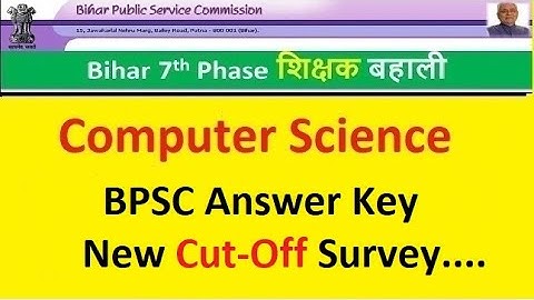 Computer Science Score Trends after answer key | BPSC TRE 2023 | CS Survey #stet #bpscteacher