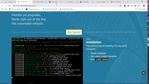 Yii2 Framework Lesson - 1 - Setup