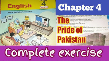 English Class 4 Chapter 4/The Pride of Nation/PTB English Class 4|Class 4 English Chapter 4 Exercise