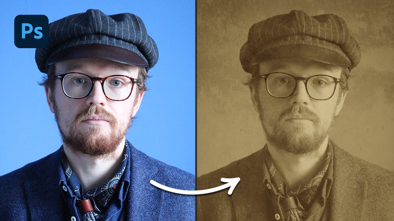 Effet Portrait Vintage sur Photoshop !