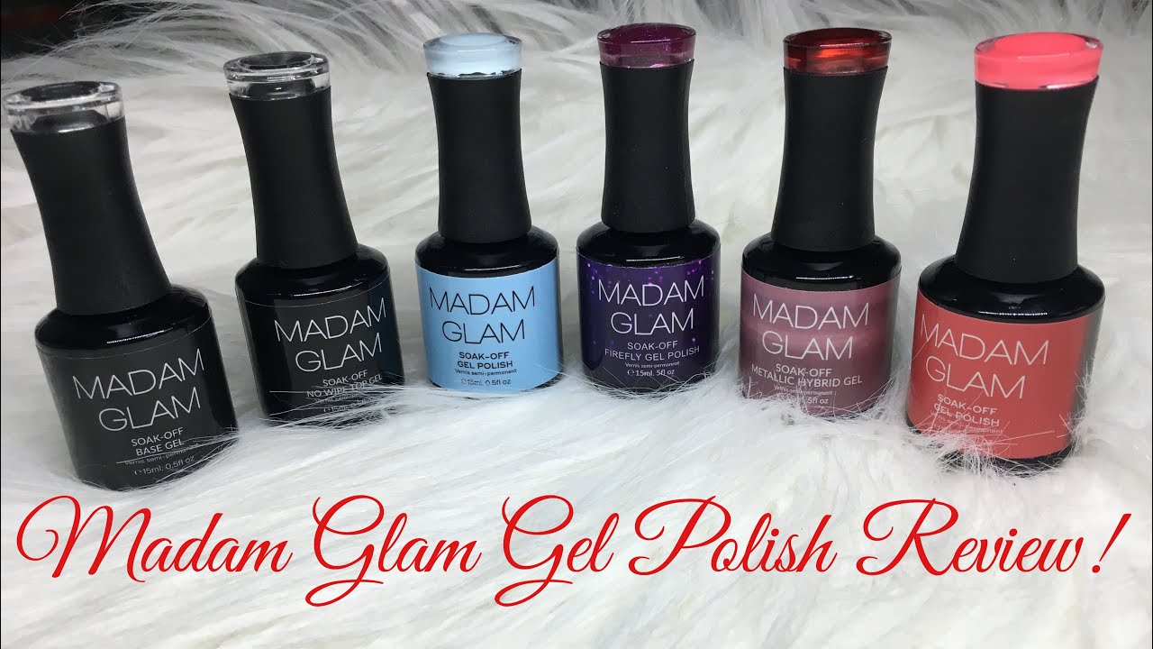 10. Madam Glam Gel Polish - Plum Obsession - wide 9