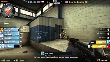 CS:GO ESC Gaming V Quantic Gaming ESEA Invite Season 13 Global Finals Map #1 Nuke