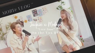 เบื้องหลัง MOBYE & JACKIE cover เพลงเสียงสอง ✨🤍 (Behind the scenes )