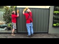 How To Install Colorbond Fence Panels - DIY At Bunnings How To Install Colorbond Fence Panels - DIY At Bunnings