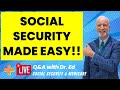 Former ssa insider simplified retirement disability spouse survivor medicare   plus live qa