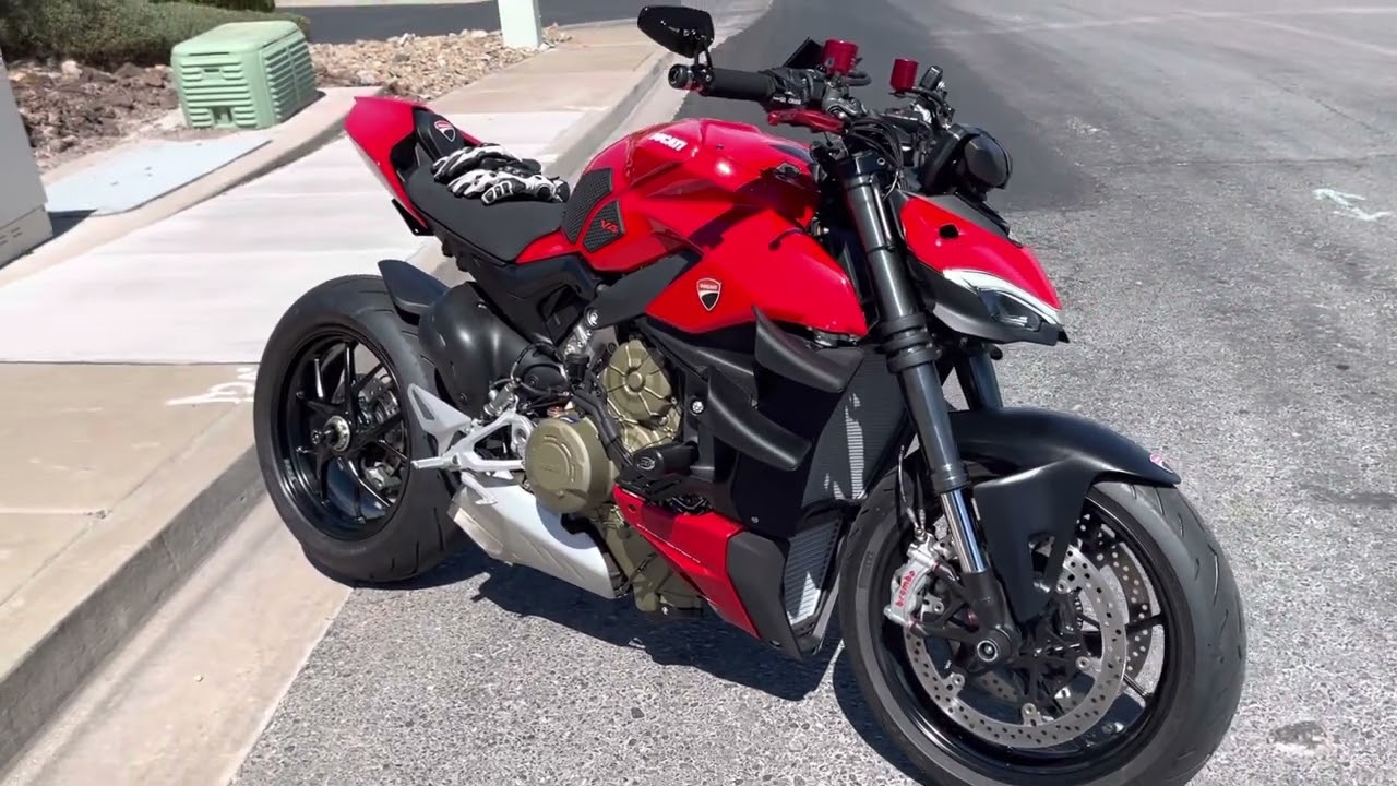 2022 ducati streetfighter V4 walk around and start up