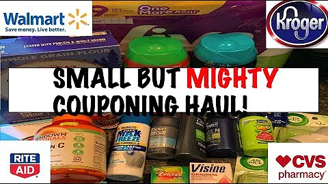 Small But MIGHTY Couponing Haul!!!!--9/24/19--Walmart/Kroger/CVS/Rite Aid