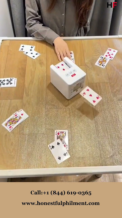 ♠️🃏Experience Effortless Card Dealing with HonestFulPhilment's Automatic Card Shuffler!  #supplier