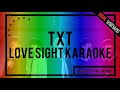 || KARAOKE || TXT - LOVE SIGHT ( Doom At Your Service OST )