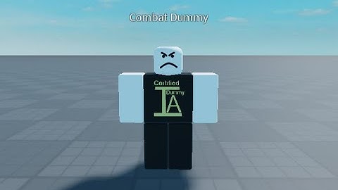I made a Combat Dummy from item asylum. (model in comments)