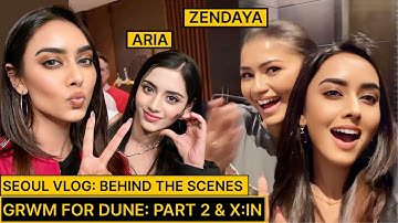 Behind the scenes from my shoot with Zendaya, Timothée, Austin & X:IN | GRWM | Seoul
