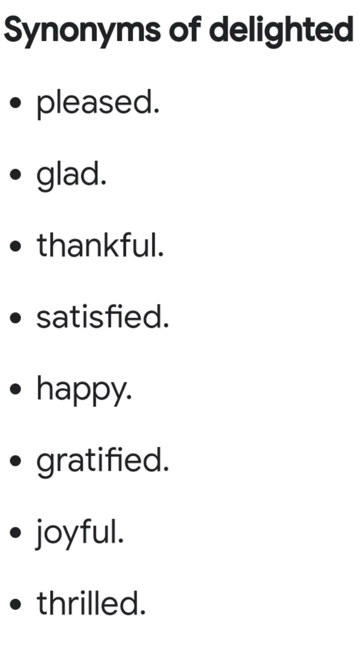 Synonyms Of The Word Delighted youtubeshorts englishconversation Synonyms Of The Word Delighted youtubeshorts englishconversation