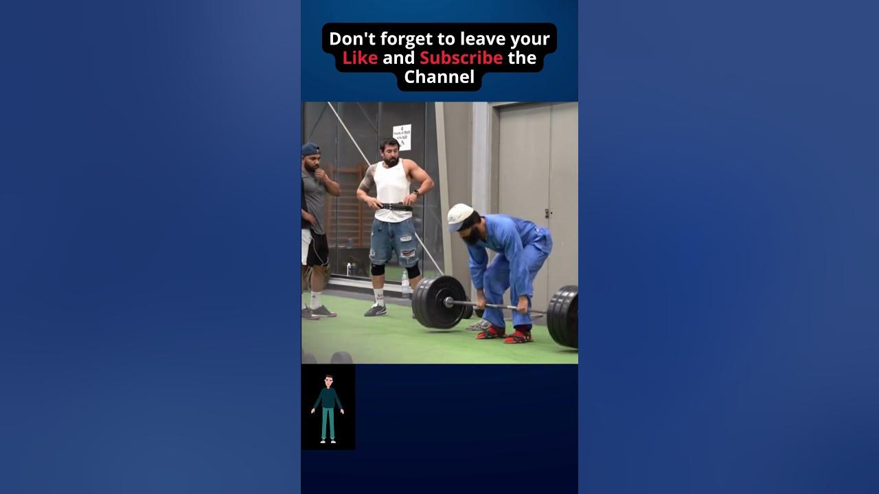 Powerlifter disguise as cleaner in gym anatoly funny shorts gym YouTube