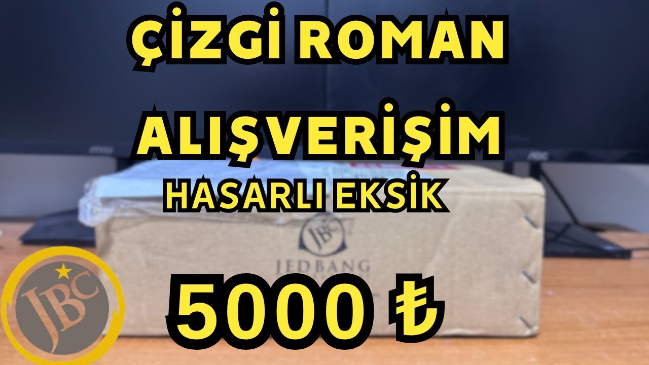5000TL'LİK JBC ÇİZGİ ROMAN ALIŞVERİŞİ┃HASARLI VE EKSİK GELEN ÇİZGİ ROMAN SİPARİŞİM #çizgiroman