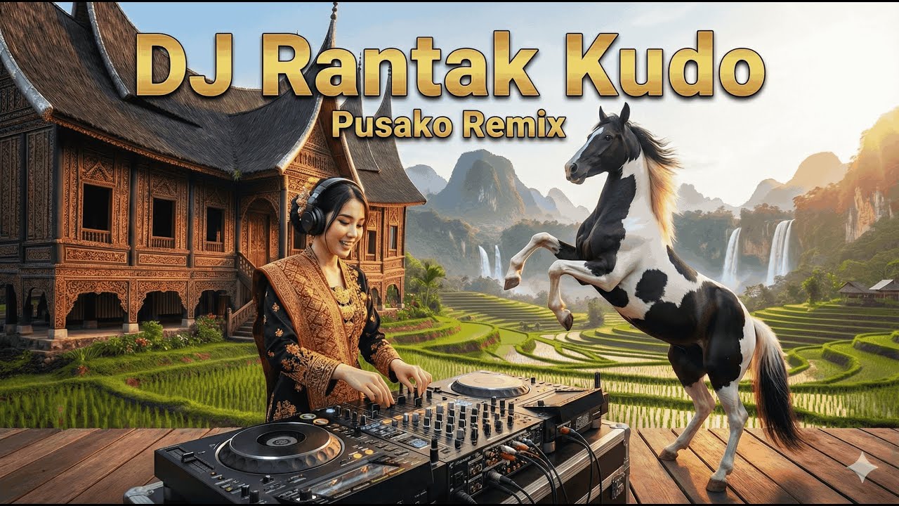 VIRAL! DJ Rantak Kudo Full Bass Versi AI 2026 - Hentakan Minang Modern!
