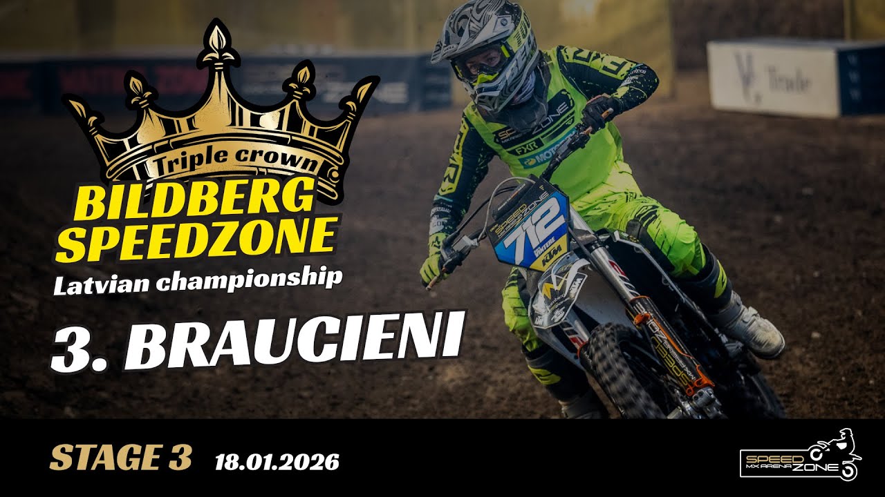 Bildberg Latvijas čempionāts indoor motokrosā 18.01.2026- 3.Posms - 3.Brauciens