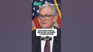 Fed Chair Powell: ‘We’re not allowed to own bitcoin’ #shorts