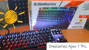 #ASMR keyboard typing sound Steelseries Apex 7 TKL (red switch)