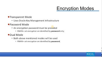 Oracle Backup Encryption