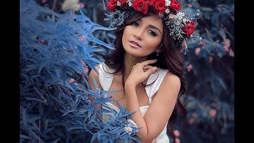 Fantasy Blue Mood Color Effect Photo Retouching - Photoshop Tutorial