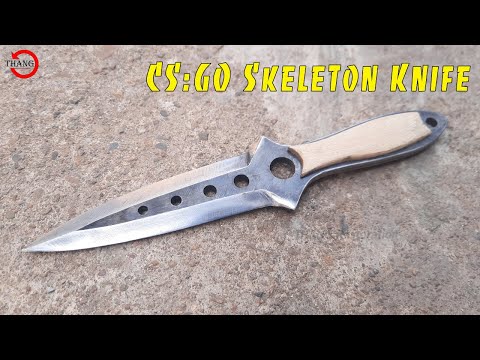KNIFE MAKING | CS GO SKELETON KNIFE