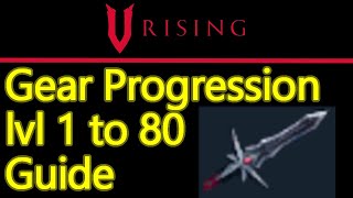 V Rising gear progression guide, how to go from zero to hero