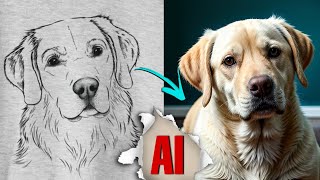 How To Turn Your Sketch Into Realistic Image | Sketch To Image AI