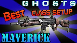 Call of Duty Ghosts Maverick Best Class Setup (Assault Rifle & Sniper Classes)-DLC 1 Onslaught