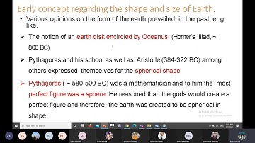 May 7   Class 1 Fundamentals Of Geodesy : Chapter-1:  Introduction