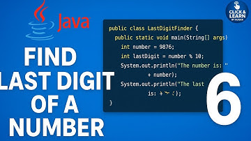 How to print last digit of a number in Java